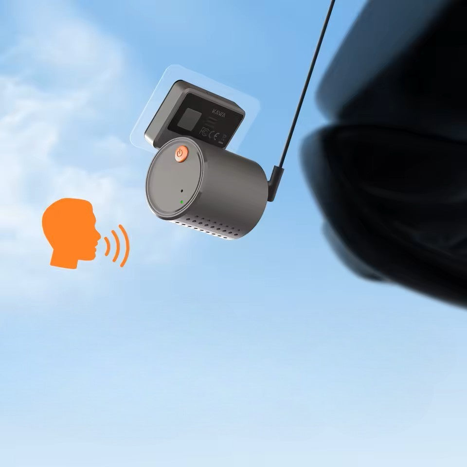 Caméra pour Voiture - MiniDashGuard2K™ - Gris