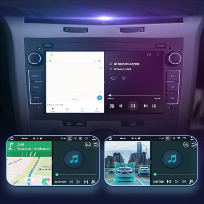 Autoradio Voiture - CarPlayRadio™ - Noir