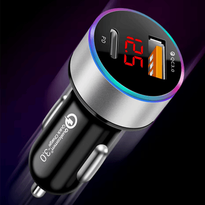 Bluetooth pour la voiture - LedCarChargerâą - Gris - Automobile