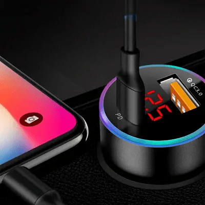 Bluetooth pour la voiture - LedCarChargerâą - Gris - Automobile