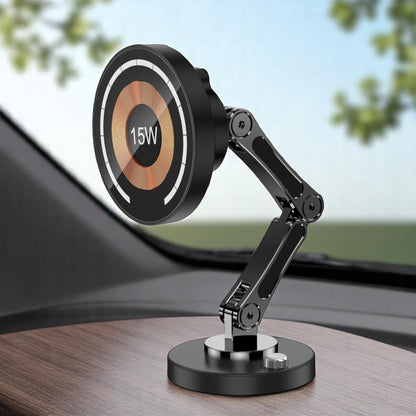 Support Téléphone Magnétique Voiture - MagSafePhoneStand™ - Avec Chargeur